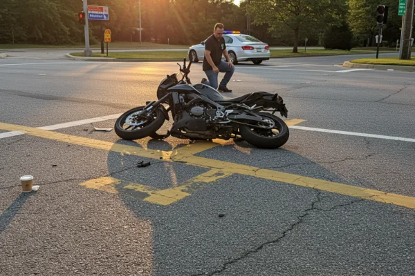 Columbus Motorcycle Crash? 80% Face Injury.