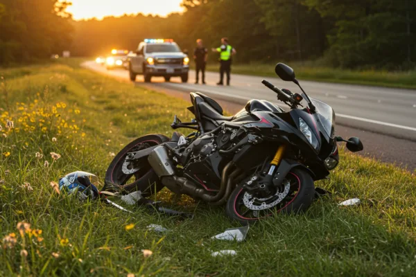 GA Motorcycle Crashes: 75% Right-of-Way in 2023