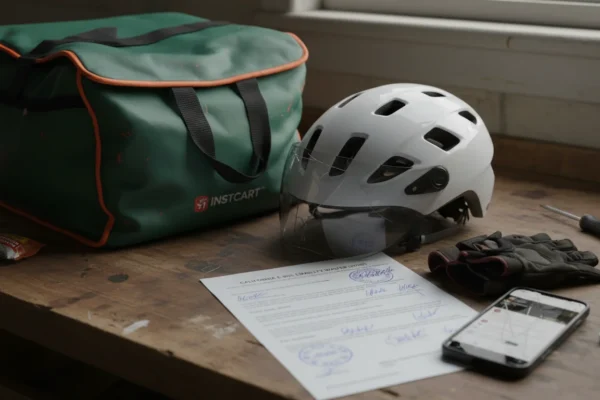 California Instacart E-Bike Crash Liability in 2026