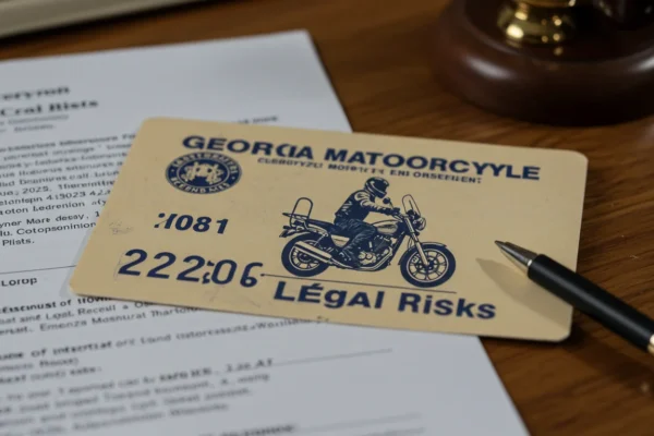 Georgia Motorcycle Endorsement: 2026 Legal Risks