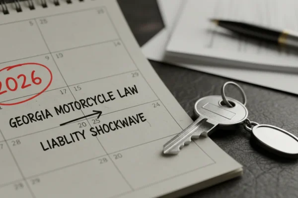 Georgia Motorcycle Law: 2026 Liability Shockwave