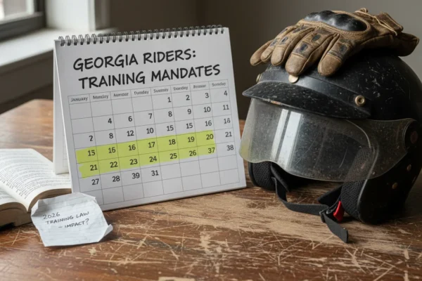 Georgia Riders: 2026 Training Mandates Impact Liability