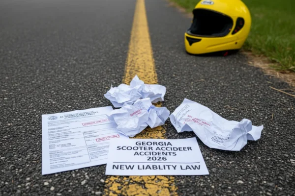Georgia Scooter Accidents: New 2026 Liability Law