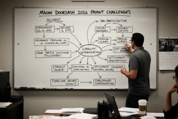 Macon DoorDash Crashes: 2026 Payout Challenges