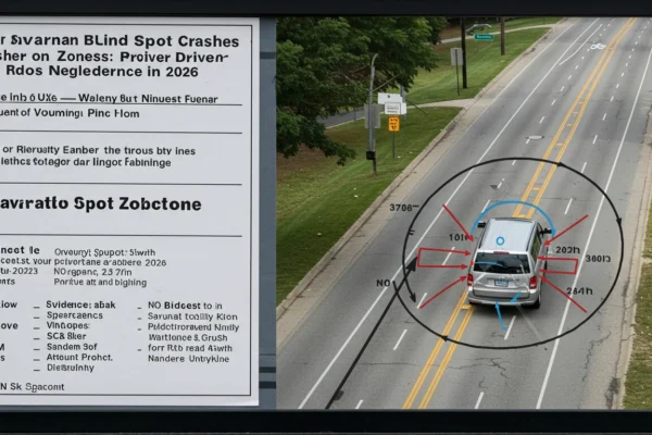 Savannah Blind Spot Crashes: Driver Negligence in 2026