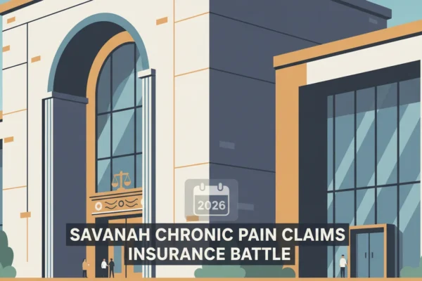 Savannah Chronic Pain Claims: 2026 Insurance Battle