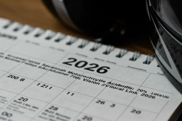 Savannah Motorcycle Accidents: 70% Vision Link in 2026