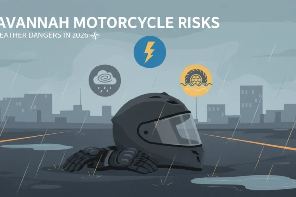 Savannah Motorcycle Risks: 3 Weather Dangers in 2026