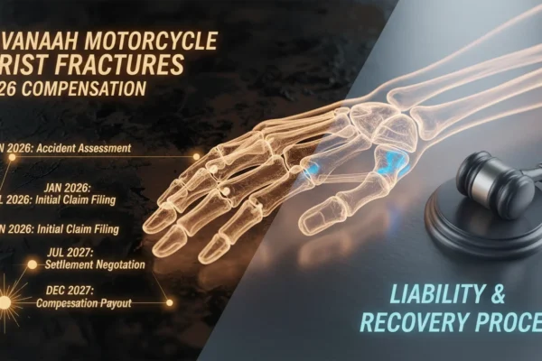 Savannah Motorcycle Wrist Fractures: 2026 Compensation