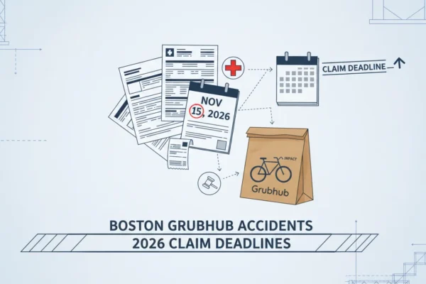 Boston Grubhub Accidents: 2026 Claim Deadlines