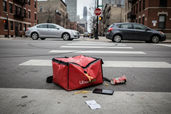 Chicago UberEats Crashes: Who Pays in 2026?