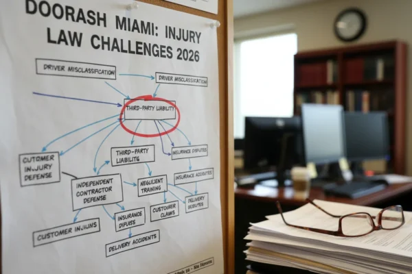 DoorDash Miami: Injury Law Challenges in 2026