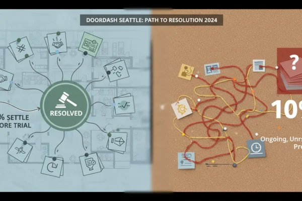 DoorDash Seattle: 90% Settle Before Trial in 2024
