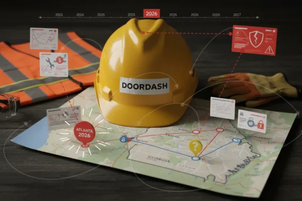 Georgia DoorDash Injury: 2026 Contractor Risks