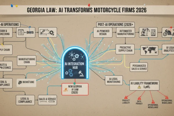 Georgia Law: AI Transforms Motorcycle Firms in 2026