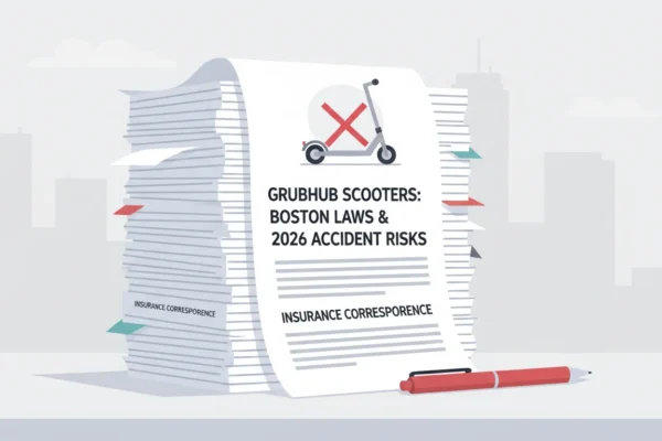 Grubhub Scooters: Boston Laws & 2026 Accident Risks