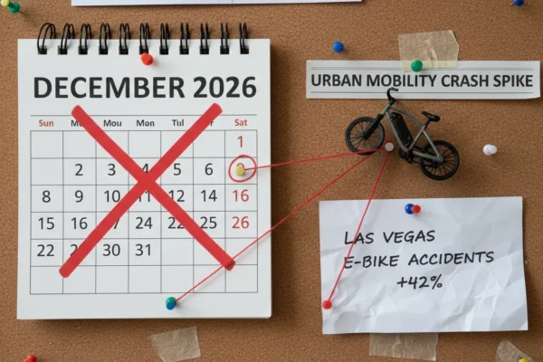 Las Vegas E-Bike Accidents Up 42% in 2026