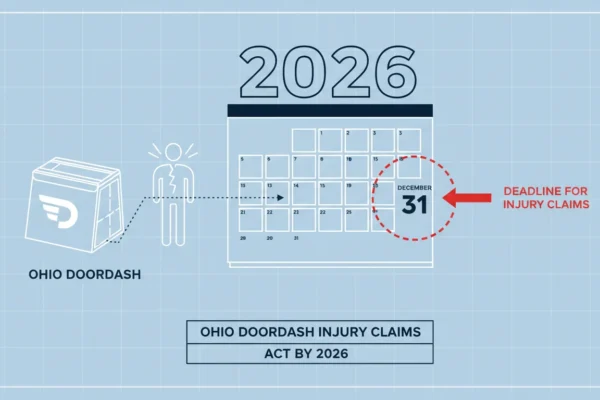 Ohio DoorDash Injury Claims: Act by 2026