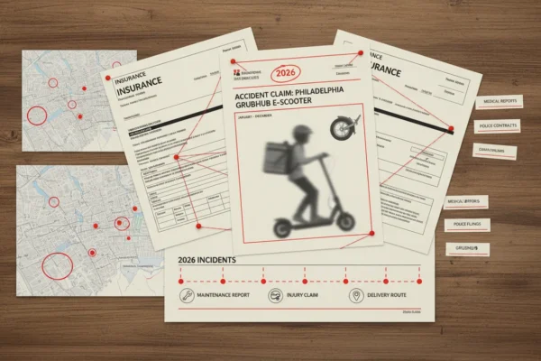 Philadelphia Grubhub E-Scooter Accidents: 2026