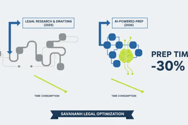 Savannah Lawyers: AI Cuts Prep Time by 30% in 2026
