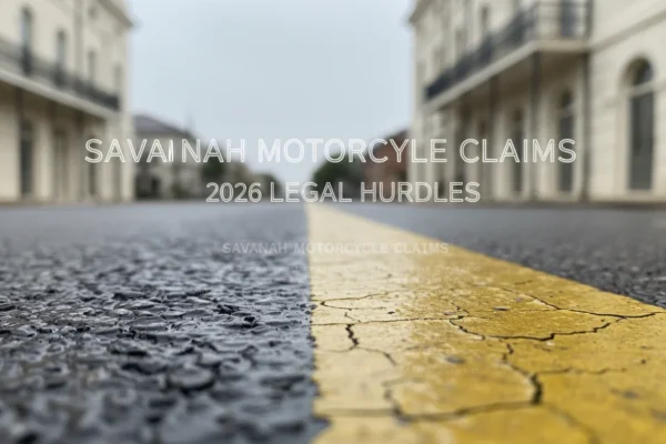 Savannah Motorcycle Claims: 2026 Legal Hurdles