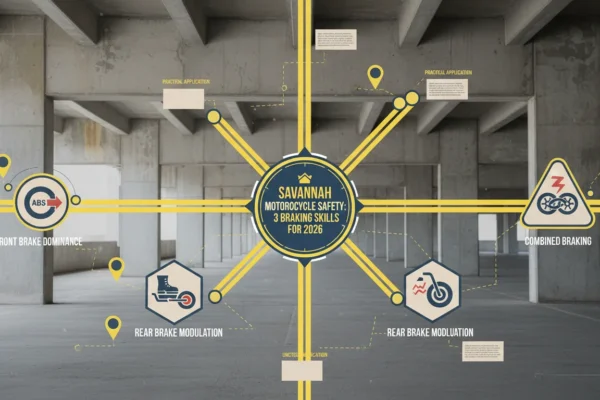 Savannah Motorcycle Safety: 3 Braking Skills for 2026