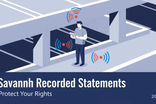 Savannah Recorded Statements: Protect Your Rights in 2026