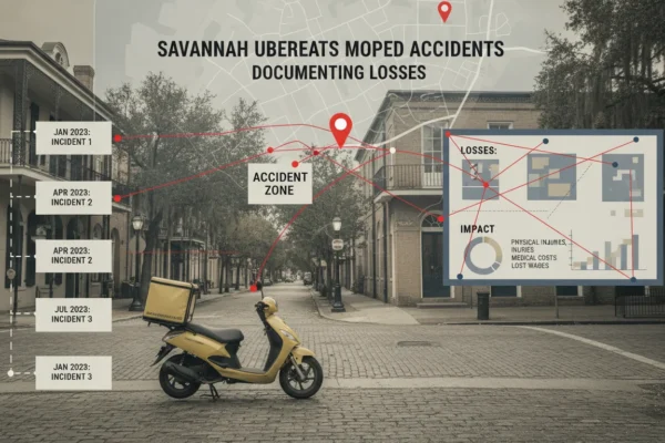 Savannah UberEats Moped Accidents: Documenting Losses in