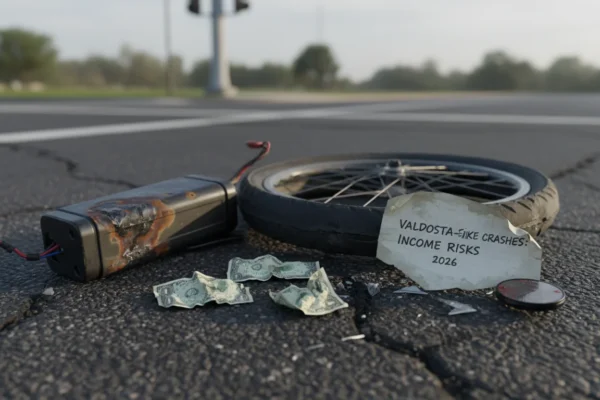 Valdosta E-Bike Crashes: Income Risks in 2026
