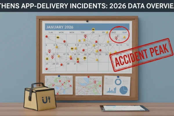 Athens UberEats Accidents: App Data in 2026