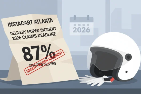 Atlanta Instacart Moped Distress: 87% Face 2026 Claims