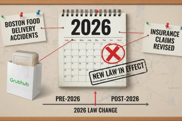 Boston Grubhub Accidents: New Law Impacts 2026 Claims