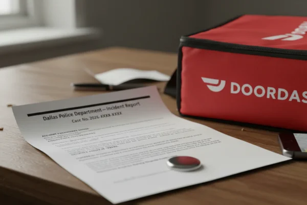 Dallas DoorDash: Why Police Reports Are Critical in 2026