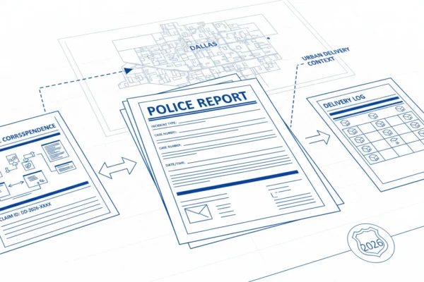 Dallas DoorDash: Why Police Reports Are Critical in 2026