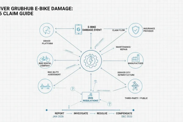 Denver Grubhub E-Bike Damage: 2026 Claim Guide