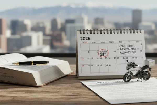 Denver Uber Moto: Witness Accounts Critical in 2026