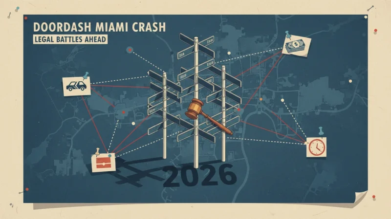 DoorDash Miami Crash: 2026 Legal Battles Ahead