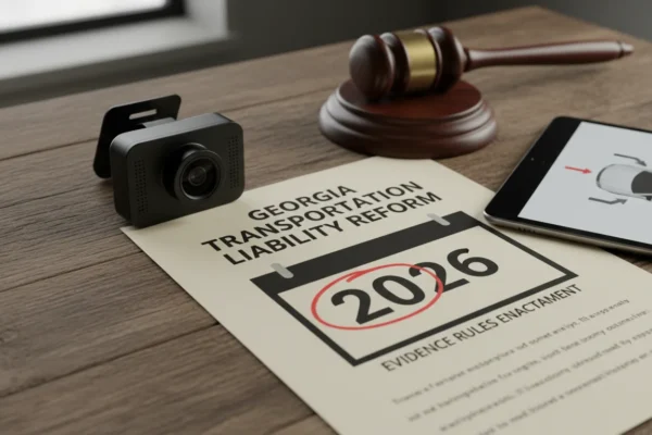 Georgia DoorDash Accidents: Evidence Rules for 2026