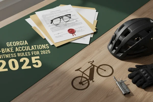 Georgia E-Bike Accidents: Witness Rules for 2025