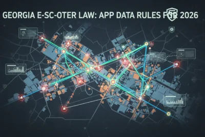 Georgia E-Scooter Law: App Data Rules for 2026
