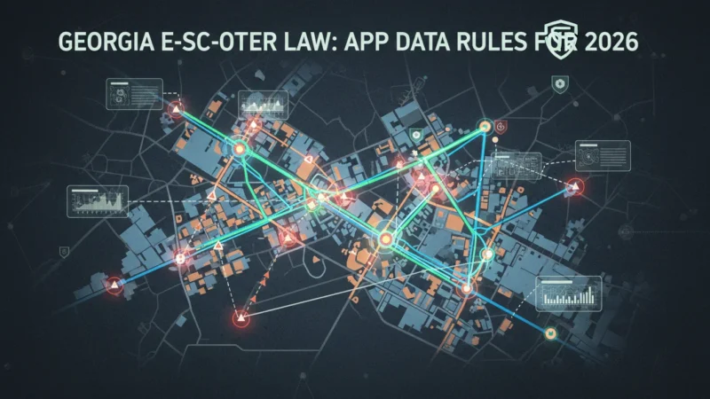 Georgia E-Scooter Law: App Data Rules for 2026