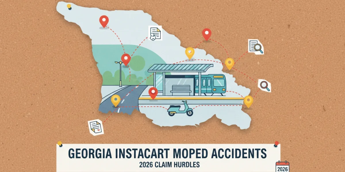 Georgia Instacart Moped Accidents: 2026 Claim Hurdles
