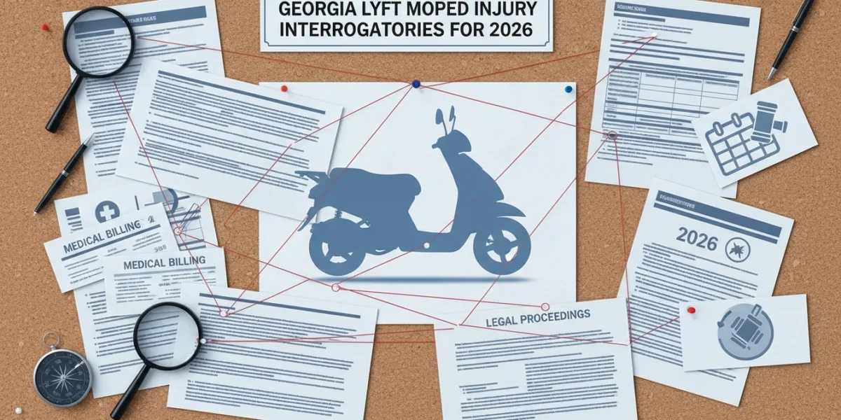 Georgia Lyft Moped Injury: Interrogatories for 2026