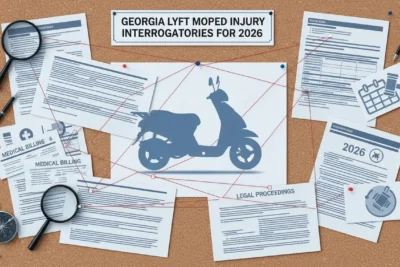 Georgia Lyft Moped Injury: Interrogatories for 2026