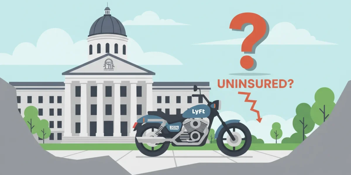 Georgia Lyft Motorcyclists: Uninsured in 2026?