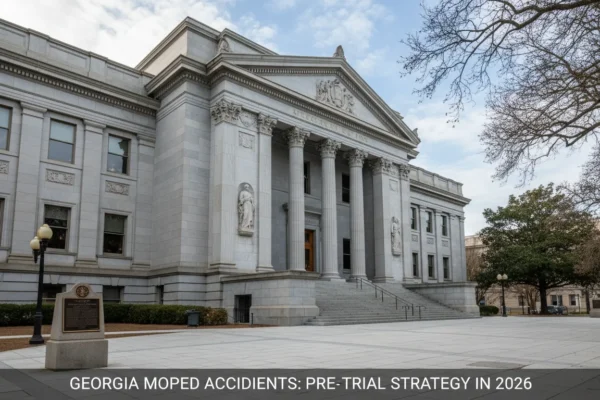 Georgia Moped Accidents: Pre-Trial Strategy in 2026