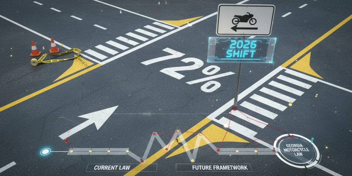 Georgia Motorcycle Law: 72% Cases Face 2026 Shift
