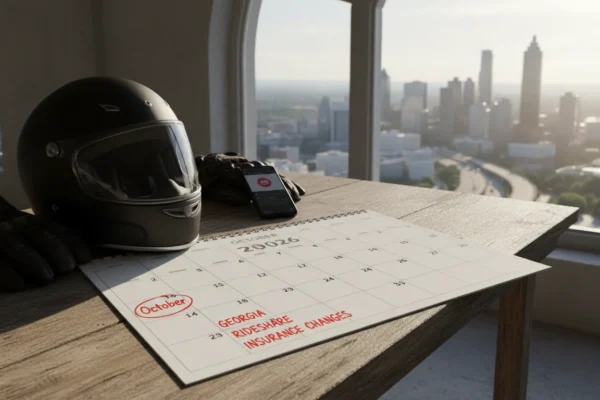 Georgia Rideshare Insurance: 2026 Changes for Uber Moto