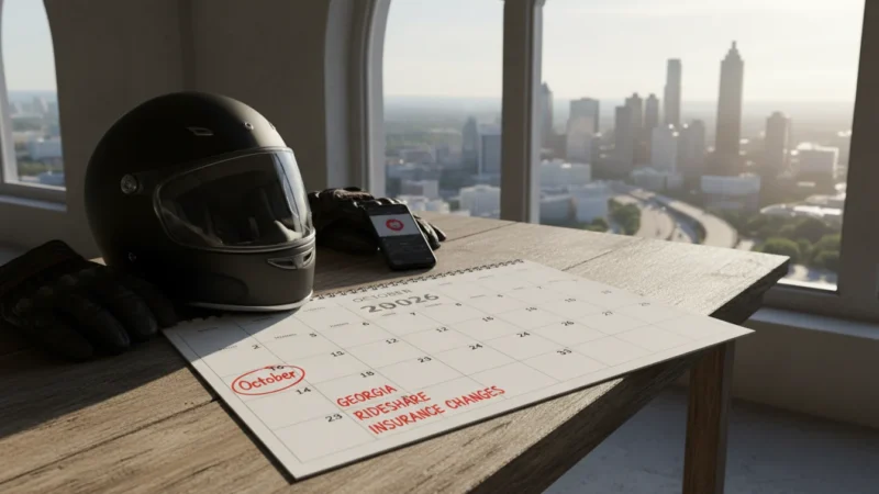 Georgia Rideshare Insurance: 2026 Changes for Uber Moto