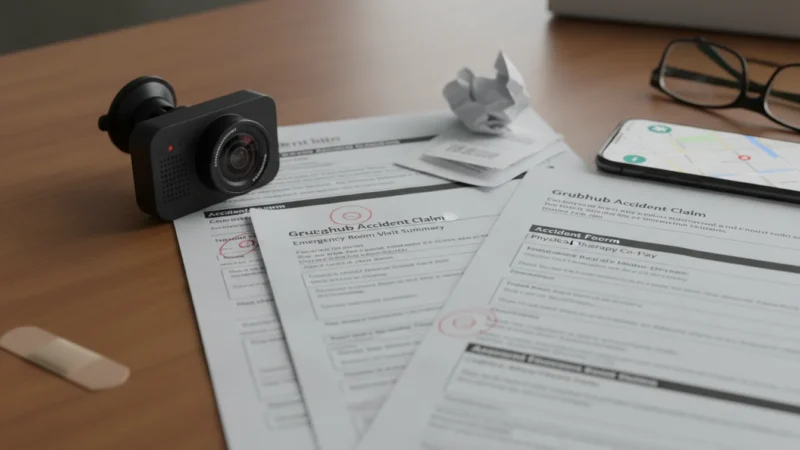 Grubhub Accidents: Dash Cam Evidence in 2026